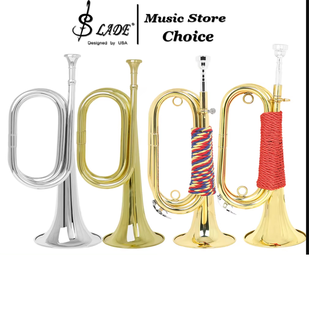 Bb Mini Bugle Trumpet Brass Go - đánh giá và giá Musical Instrument Bugle