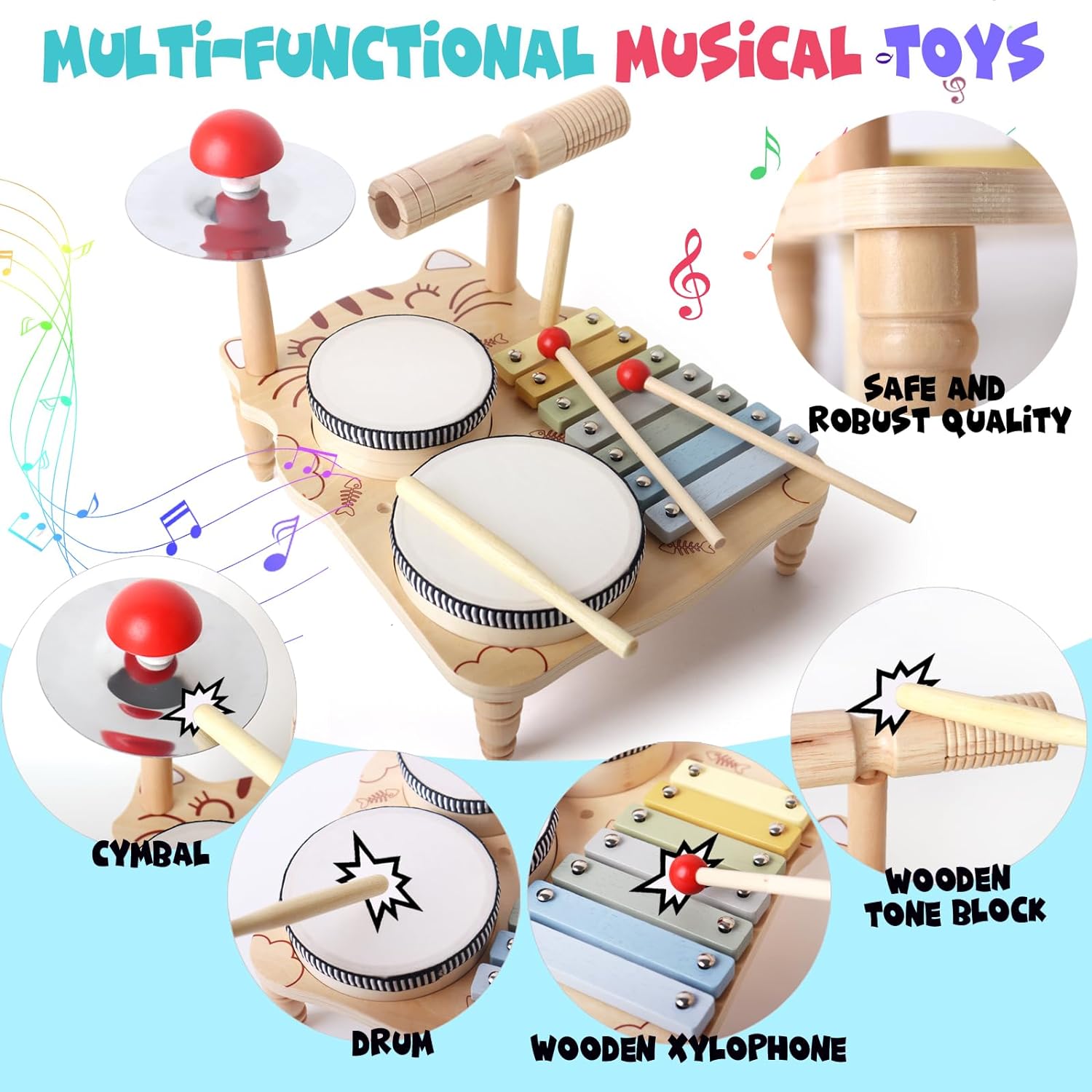 Wooden Xylophone Drum Set For  - đánh giá và giá Musical Instrument Harmonium
