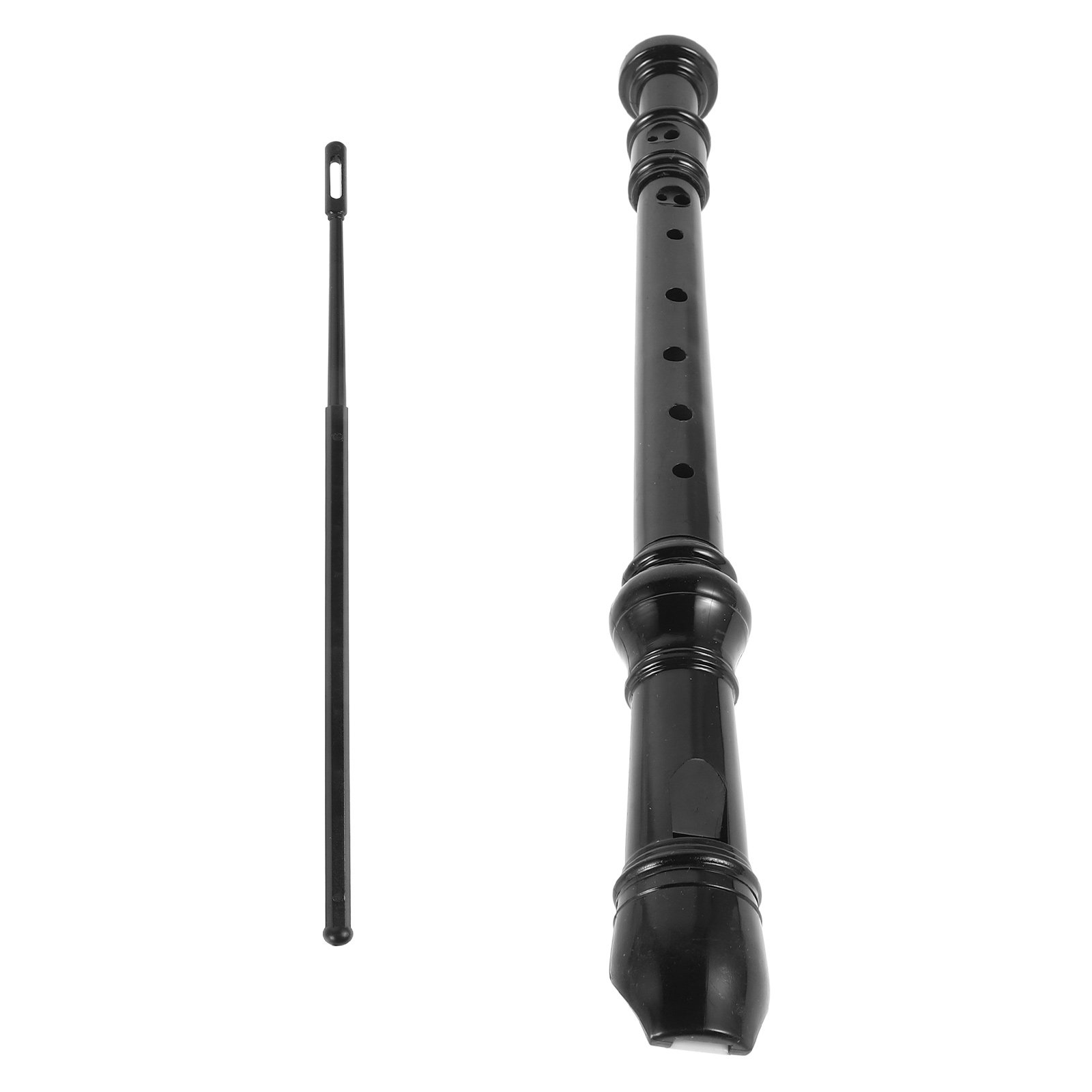 8 Hole Soprano Recorder Black  - đánh giá và giá Soprano Recorder Plastic