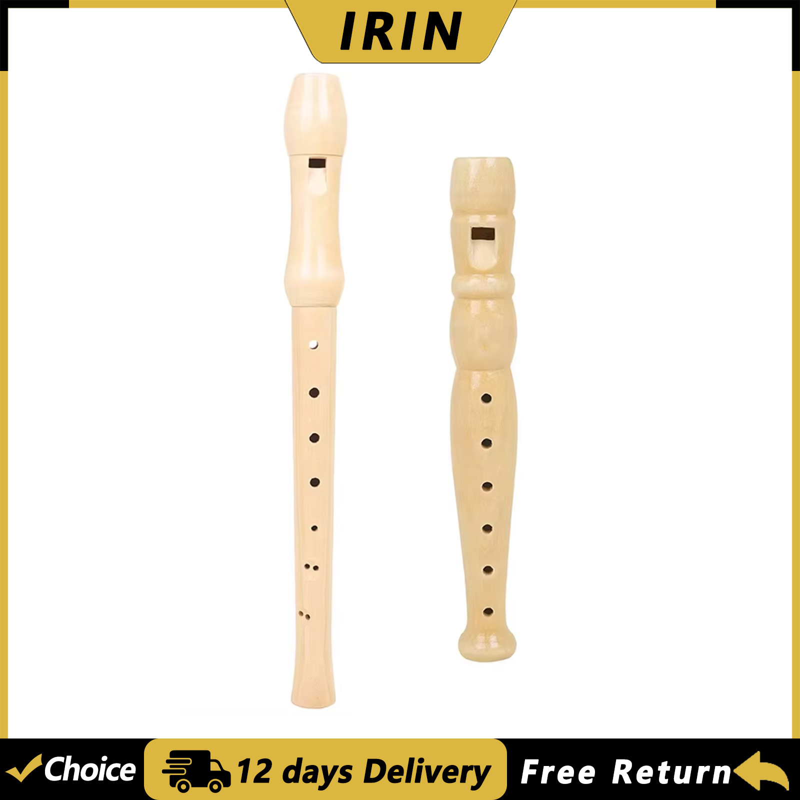 IRIN 6/8 Hole Recorder Wood Co - đánh giá và giá Musical Instrument Harmonium