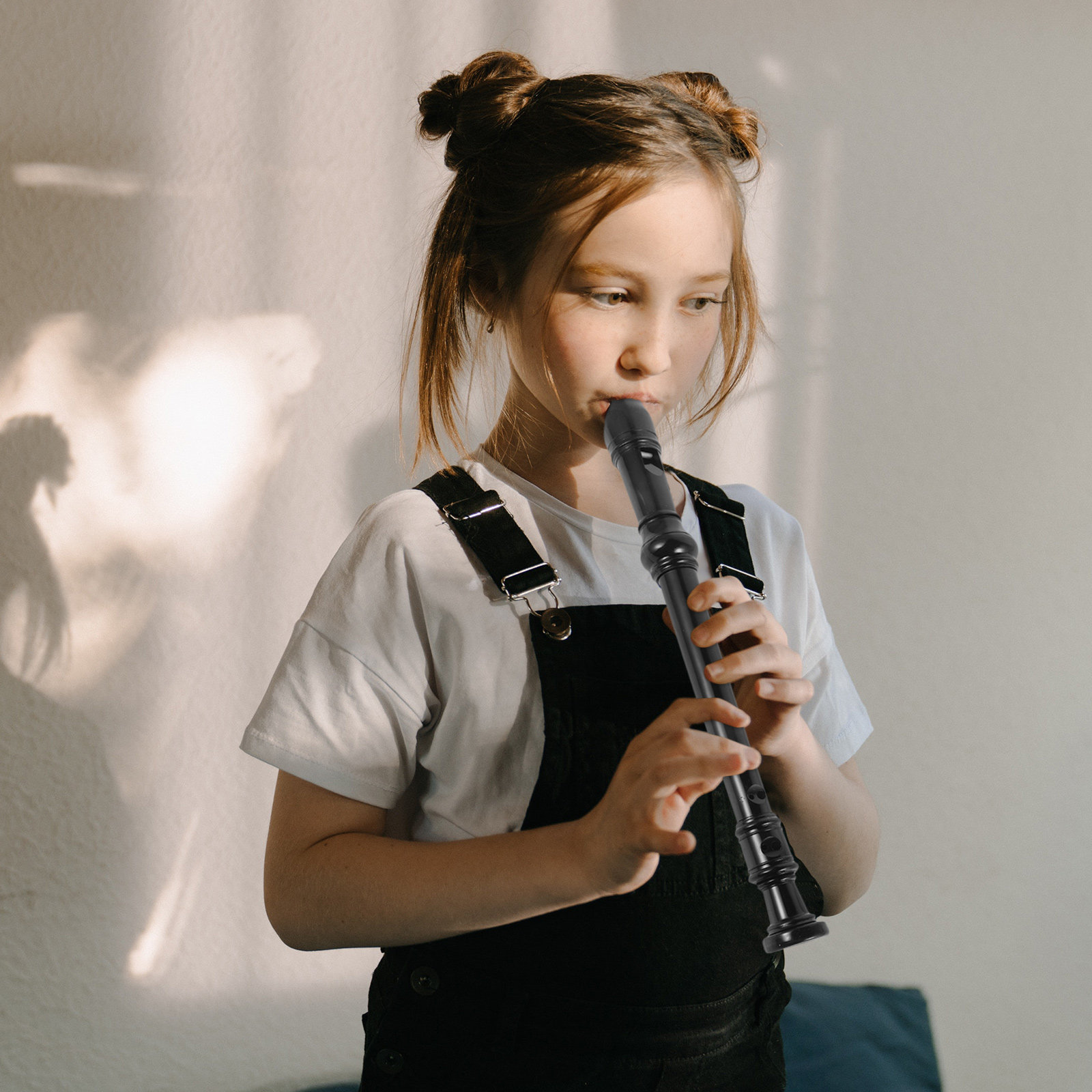 8 Hole Black Transparent ABS P - đánh giá và giá Soprano Recorder Plastic